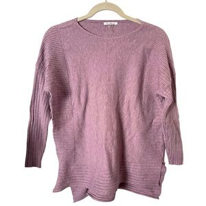 Vila Milano Lavender‎ Purple Crewneck Sweater 3/4 sleeve S